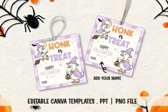 Download Honk or Treat Goose Gift Tags - Premium Resources
