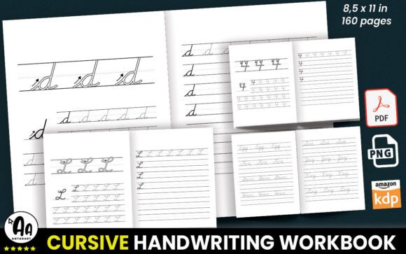 Download Cursive Handwriting Workbook KDPInterior - Handwriting Collection