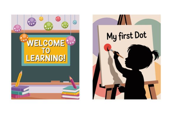 Download My First Dot Day Banner Child Drawing - Premium Resources