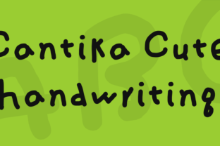 Download Cantika Cute Handwriting - Handwriting Collection
